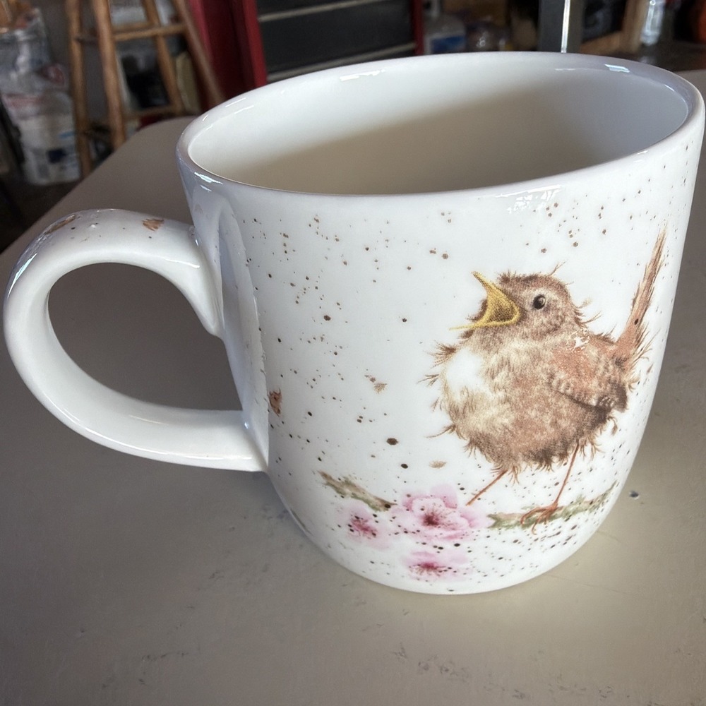 Royal Worcester Wrendale Designs Hannah Dale Flying The Nest Mug